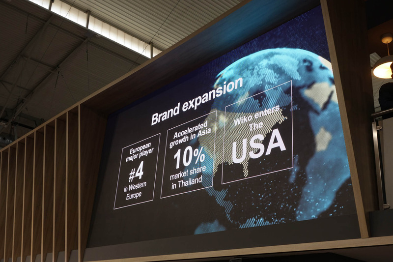 Wikoのブランド展開状況。西ヨーロッパやアジアでは堅調