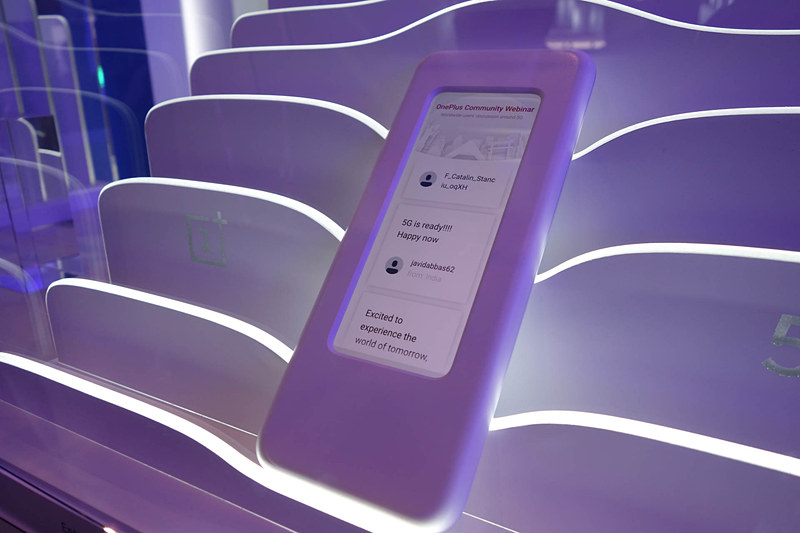 OPPO傘下のOnePlusもGrupo MasMovilとエリクソンと共同でゲームのストリーミングをデモ。こちらはプロトタイプでSub-6帯を使用