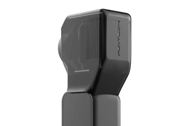 VikisdaブランドのOsmo Pocket用保護カバー。税込1399円でした。カメラ・スタビライザー部だけを覆うハードカバーで、下部と側部が開口していますので、手軽に脱着できます。手軽に脱着できますが、ややラフに扱ってもそこそこ抜けにくくて実用的。