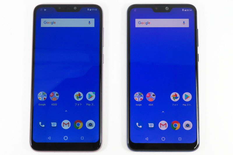 左から、「ZenFone Max（M2）」と「ZenFone Max Pro（M2）」