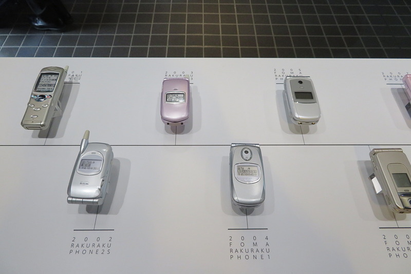 歴代モデルの展示