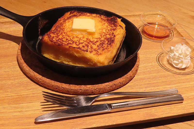 一番人気のフレンチトースト（600円）