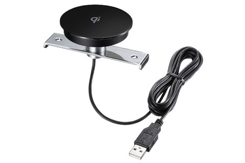 机に埋め込むワイヤレス充電パッド、サンワサプライから - ケータイ Watch