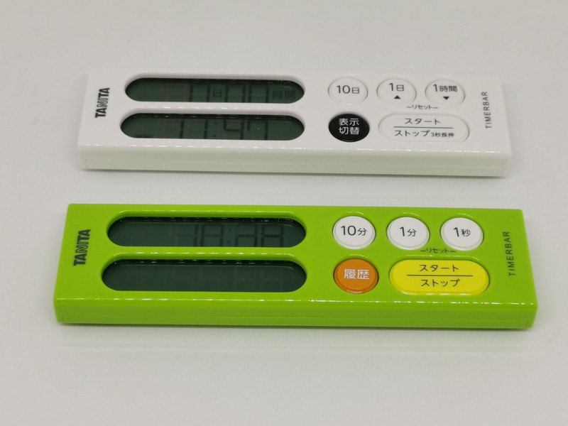 結局、200分以下のタイマー設定できるTD-403という別モデルも買ってしまった。機能を絞って使いやすくする感覚は素晴らしい。筆者も昔頓挫した、ボタンを押すだけで朝7時にしか鳴らない目覚ましカード時計をまた作りたくなってきた