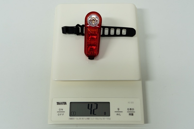 「SYNC KINETIC」。こちらの実測は42g