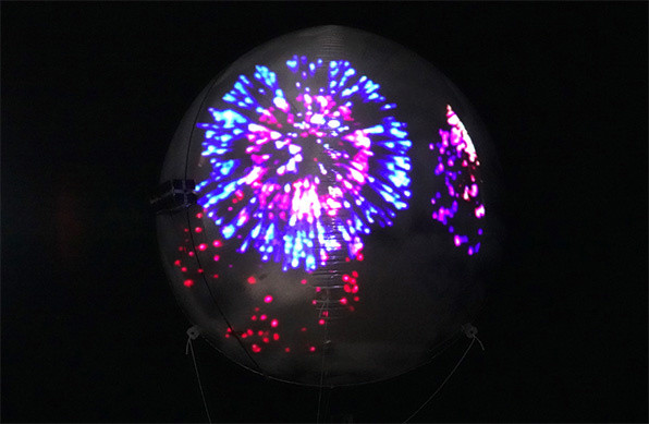 プロジェクションマッピングの例