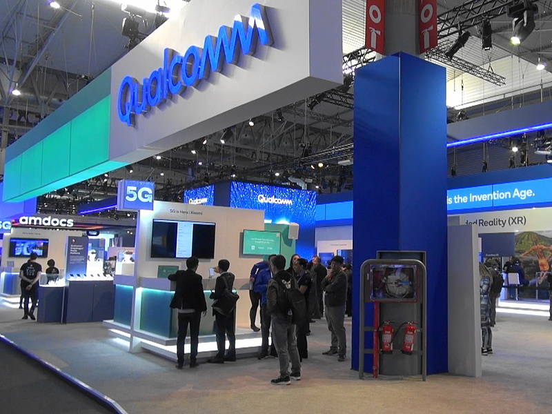 MWC2019でのクアルコムブース