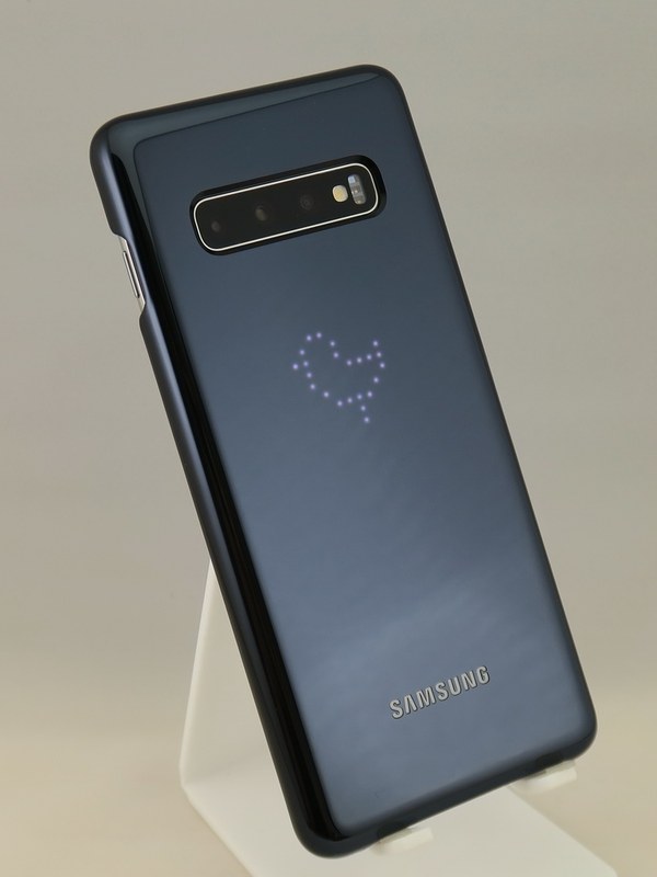 Galaxy S10＋向けに販売されている「LED Back Cover」。背面にLEDが内蔵されている
