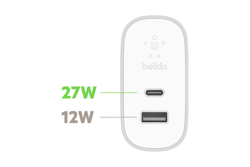 「BOOST↑CHARGE USB充電器（27W USB-C+12W USB-A）」