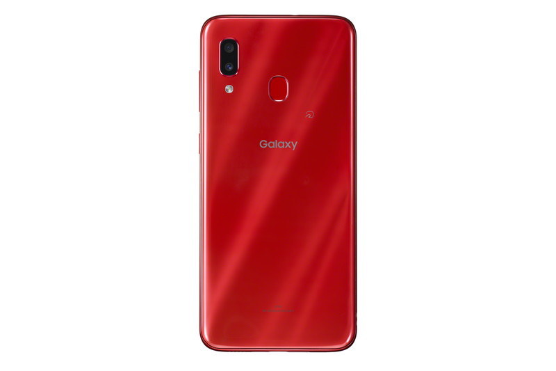 「Galaxy A30 SCV43」レッド