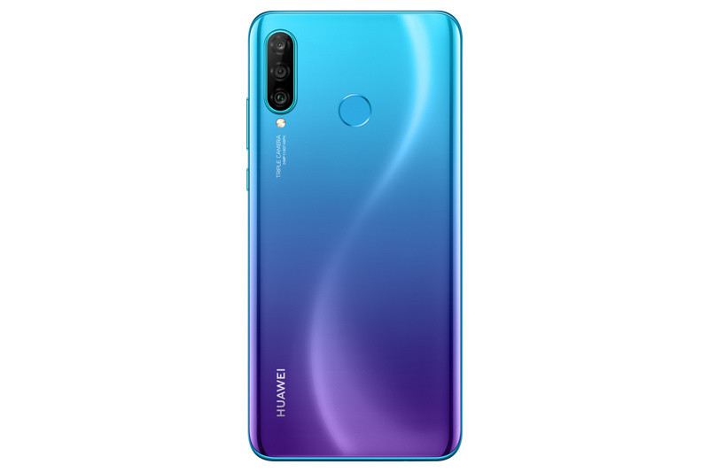 「HUAWEI P30 lite」ピーコックブルー