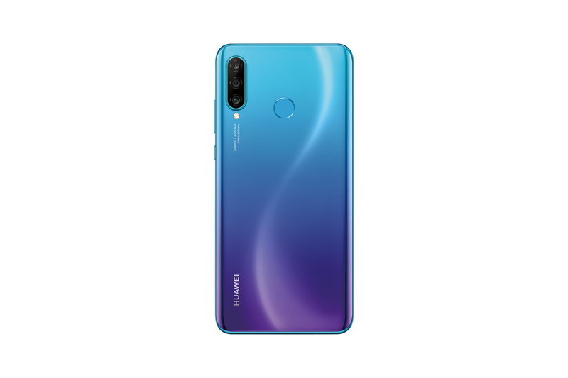 「HUAWEI P30 lite」ピーコックブルー