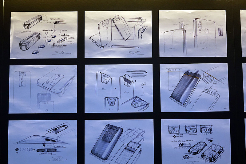 開発時のスケッチ