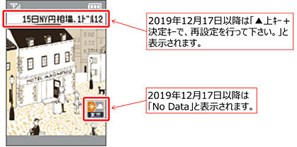 サービス終了後の表示