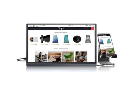 スマホとUSB-Cで接続するだけ、15.6型フルHDのポータブル液晶