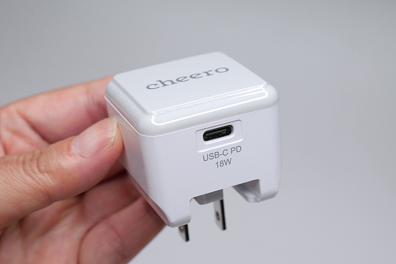 高速充電に使ったcheero製のPD対応USBアダプター