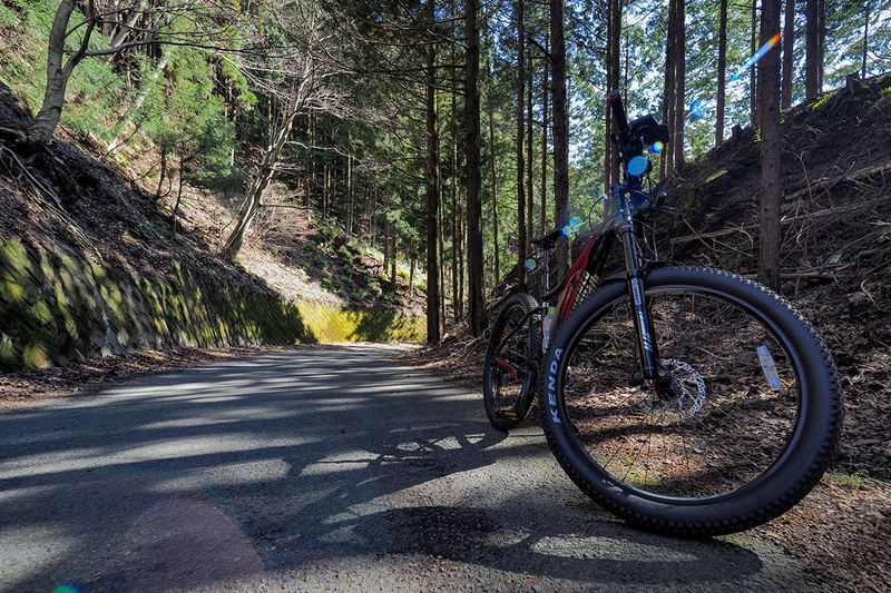 こちらは「刈場坂峠（かばさかとうげ・かりばさかとうげ）」。埼玉県にある峠で、ここも見晴らしがいいです。けっこう距離があり、勾配もそこそこある上り坂。RIDGE-RUNNERなら普通に進めちゃいます。