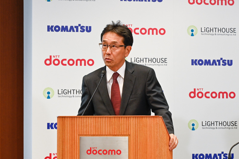 コマツ 代表取締役社長（兼）CEOの小川啓之氏