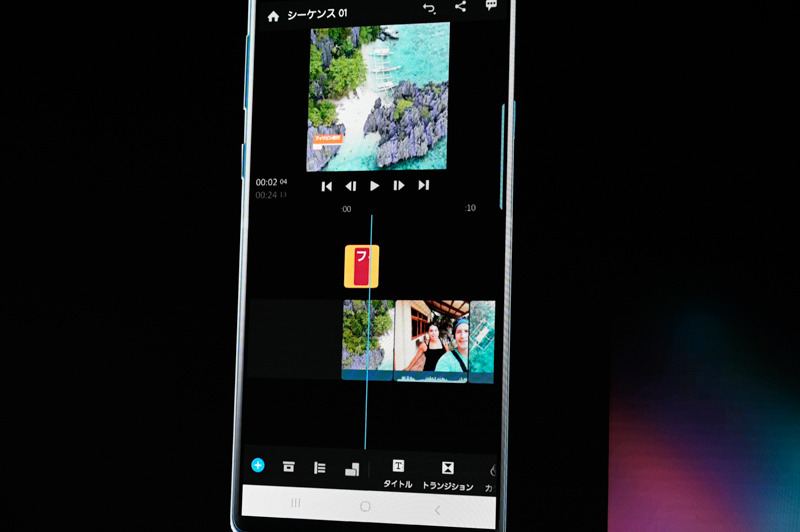 正方形にするとタイトルの位置が自動的に調整された