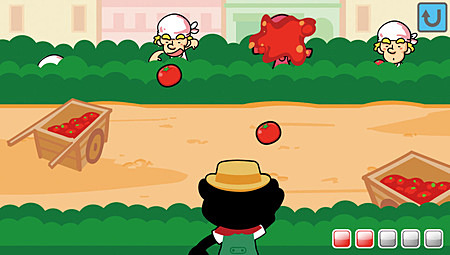 「トマト祭り」