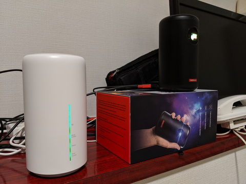 家族で盛り上がるモバイルプロジェクター「Anker Nebula Capsule II