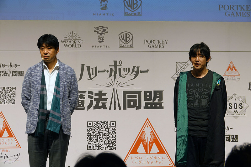 土合氏（左）と川島氏（右）