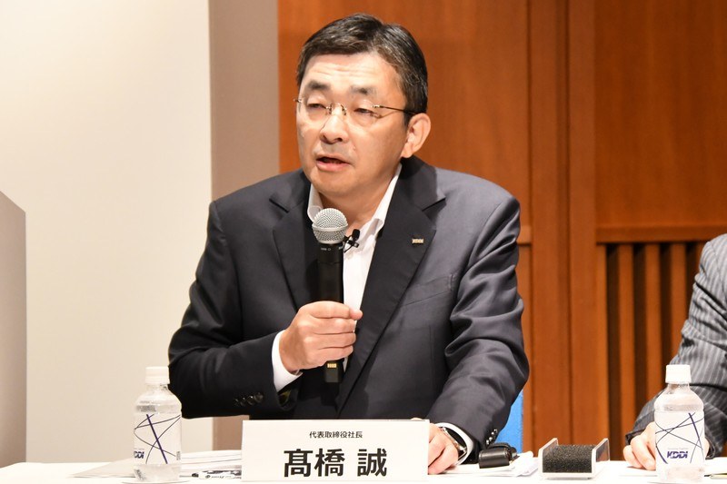 KDDI 代表取締役社長 高橋誠氏