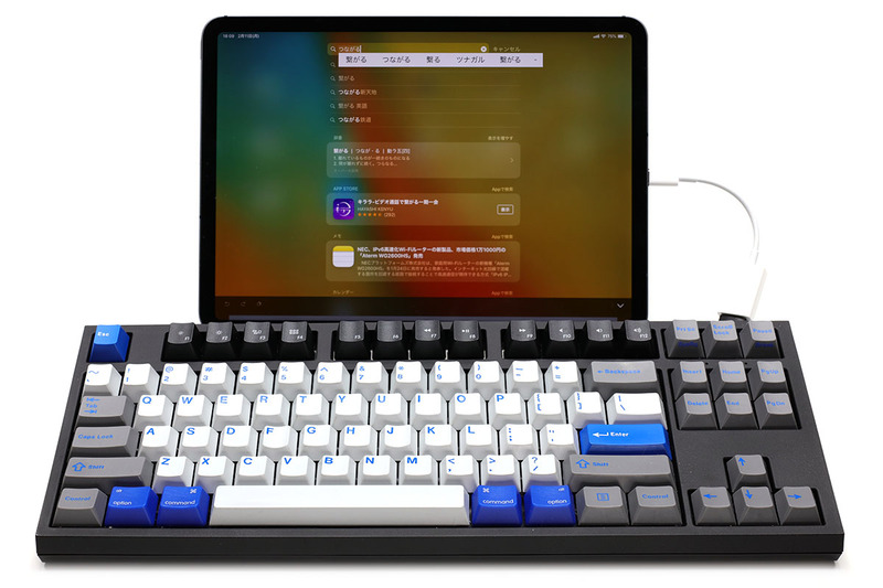 適切なアダプター類やケーブル類を使えば、USBキーボードやPS/2キーボードをつないで使うこともできます。なかなか愉快。さらには有線LAN接続してインターネットを使えたりも。高速♪