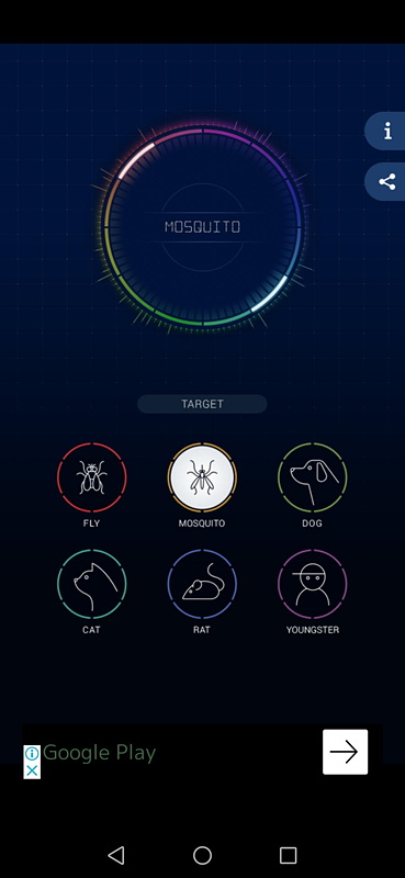 スマートフォンの定番アプリにもなっている蚊の嫌いなある周波数音を出して蚊を追い払うというアプリ。アプリの出来を納得するまでに、表示される広告の方に辟易する人の方も多そうだ