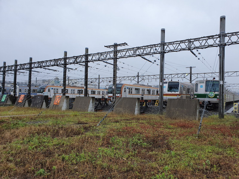 広角カメラで撮影（東京メトロ新木場車両基地のイベントで撮影）