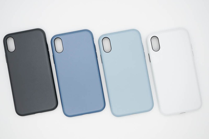 カラバリは左からIron Black、Azure Blue、Stone Blue、Silky Whiteの4種