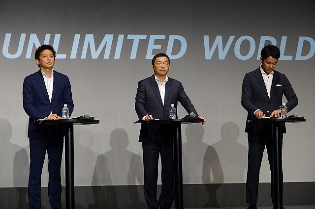 左から次世代ビジネス企画部長 長谷川渡氏、代表取締役社長 髙橋誠氏、ライフデザイン事業本部 ライフデザイン事業企画本部 ビジネス統括部長 繁田光平氏、