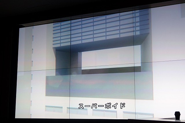 ビル風やTV電波障害などを緩和するビル中腹の穴「スーパーボイド」