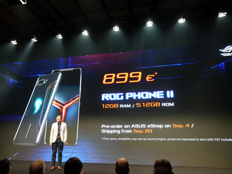 ROG Phone IIは、グローバル版の価格や発売日が明らかになった