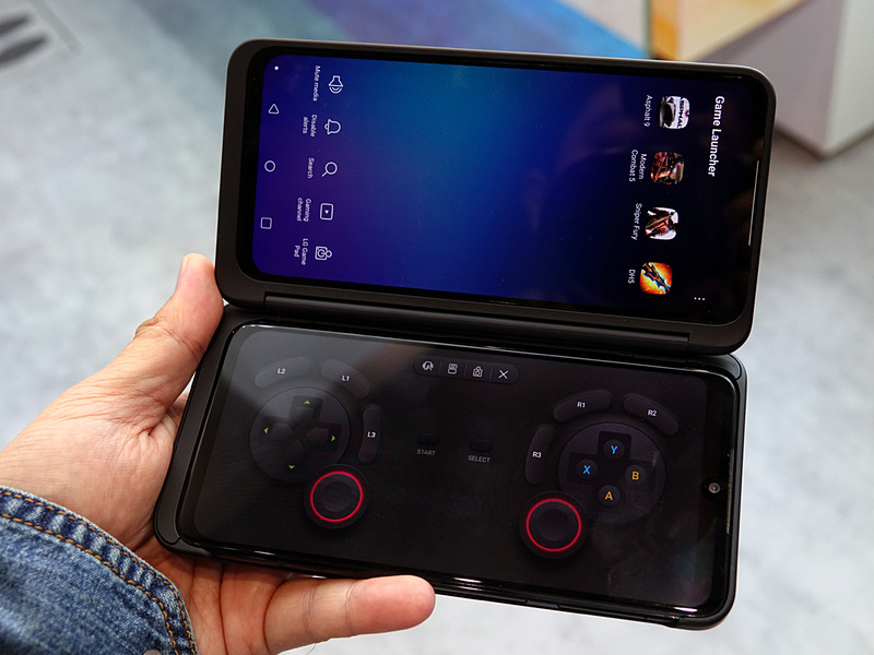 ゲームパッドとゲームそのものを表示することも可能