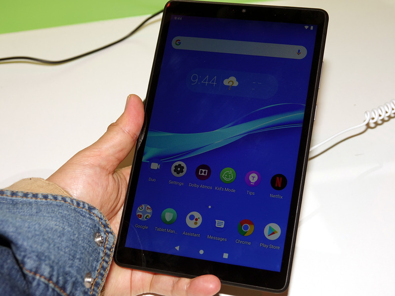 Smart Tab M8は、廉価モデルという位置づけ