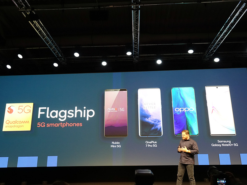 発売済み、または開発中のデバイスは、すでに150種類を超えた。フラッグシップモデルを中心に、5G搭載が進んでいる