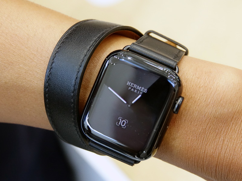常時表示が可能になったApple Watch Series 5。写真はエルメス版