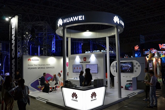 ファーウェイのブース