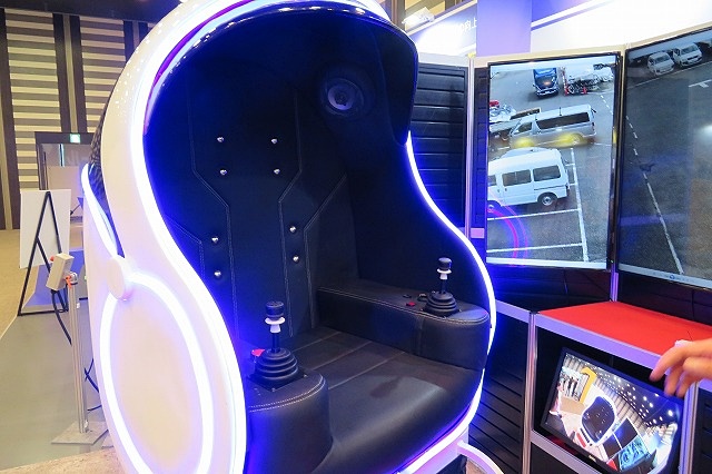 竹中工務店のタワークレーンの遠隔操作マシン