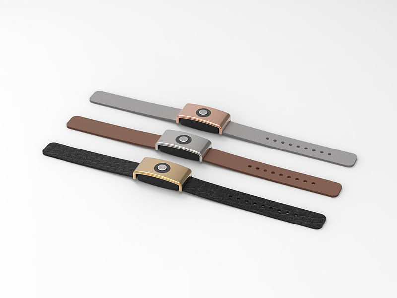一般的なサイズの腕時計用バンド（18mm）にも交換可能