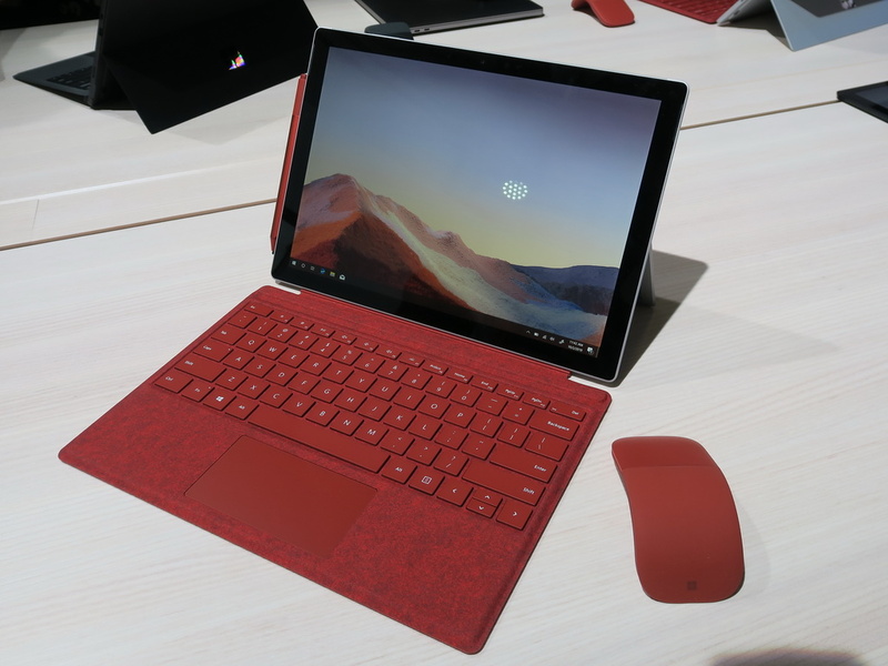 Surface Pro7は従来モデルをベースにCPUなどを強化。本体に装着可能なキーボードは従来モデルと同じものが利用可能