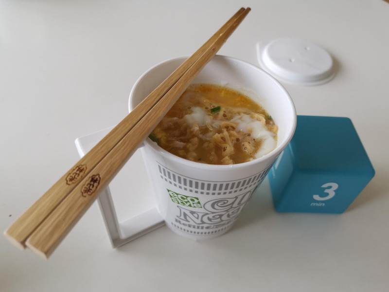 ECOなチキンラーメンの出来上がり