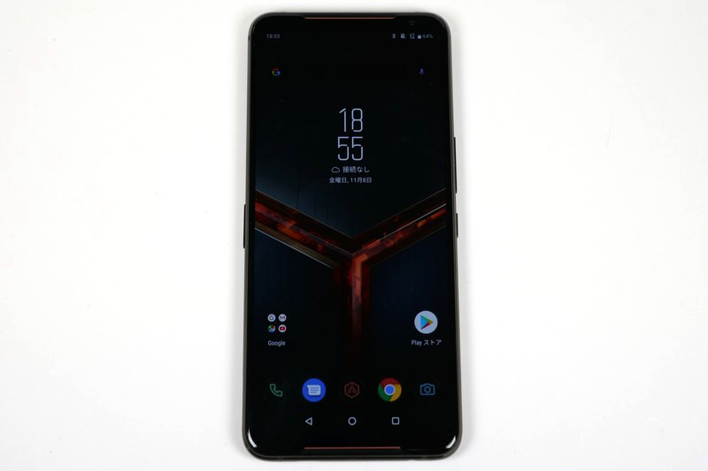 ゲームプレイ時のパフォーマンスを最大限に引き上げる「Xモード」に変更すると、UIのアクセントカラーがオレンジから赤に変化。壁紙も変わる