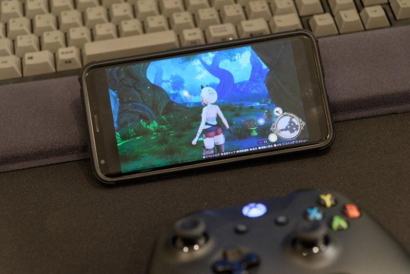 Steamで配信が開始された「ライザのアトリエ 〜常闇の女王と秘密の隠れ家〜」をスマホ上で遊びたいのだ