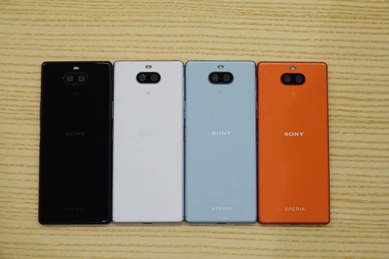 Xperia 8のカラーバリエーション