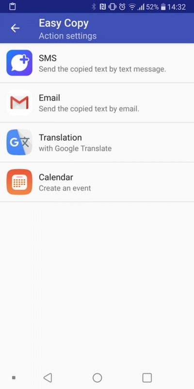 貼り付け先入力欄を指定できるのは4種類のアプリ