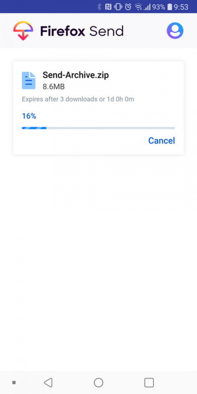 アップロードを実行