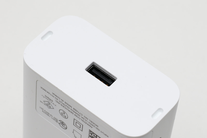 USBポートがある