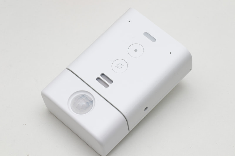 合体したEcho Flexとモーションセンサー